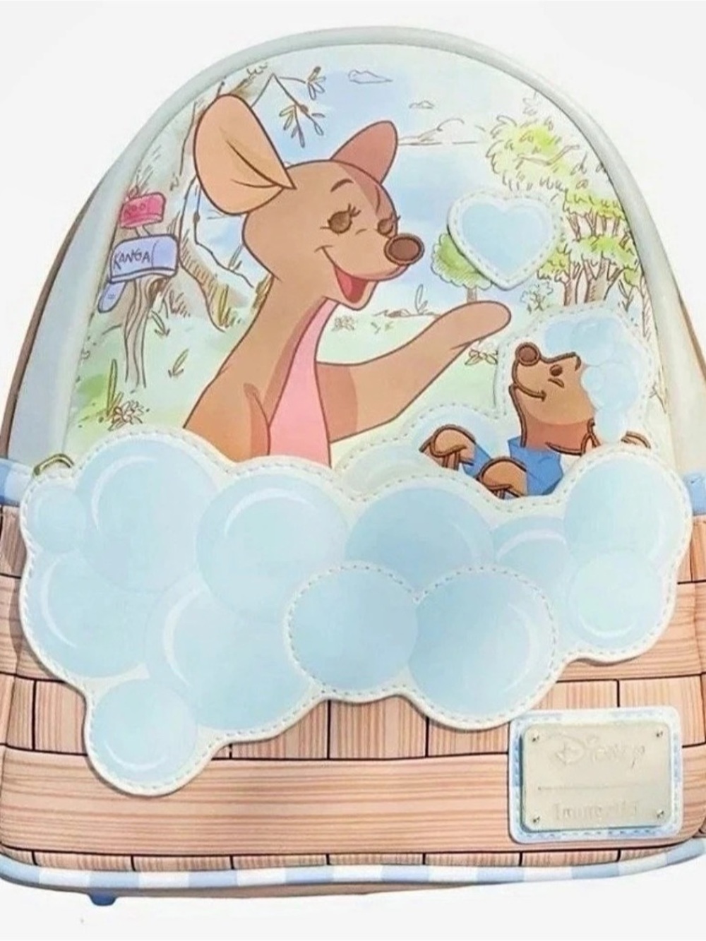 Loungefly Disney Winnie the Pooh Kanga & Roo Bathtime Mini Backpack